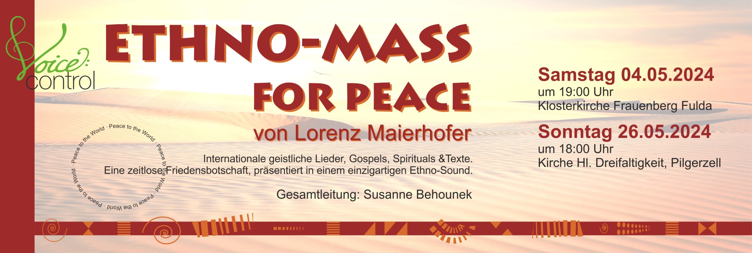Konzerte Ethno-Mass for Peace von Lorenz Maierhofer