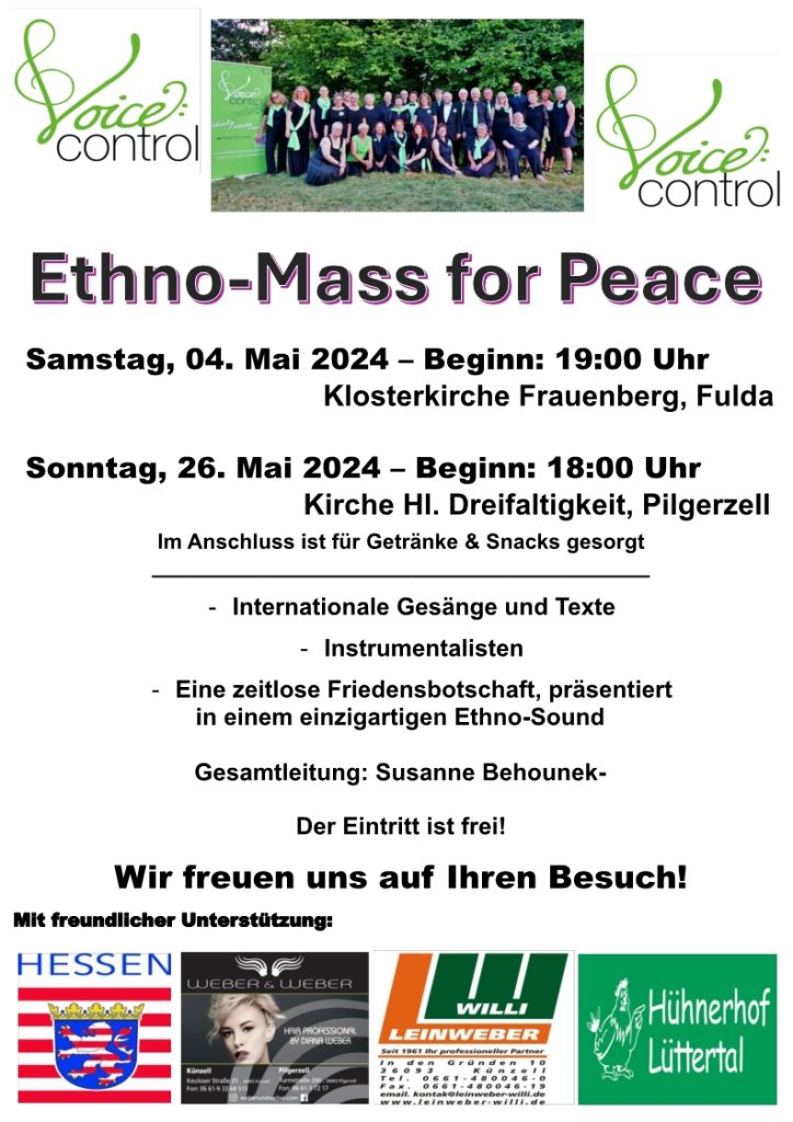 Plakat Ethno-Mass for Peace